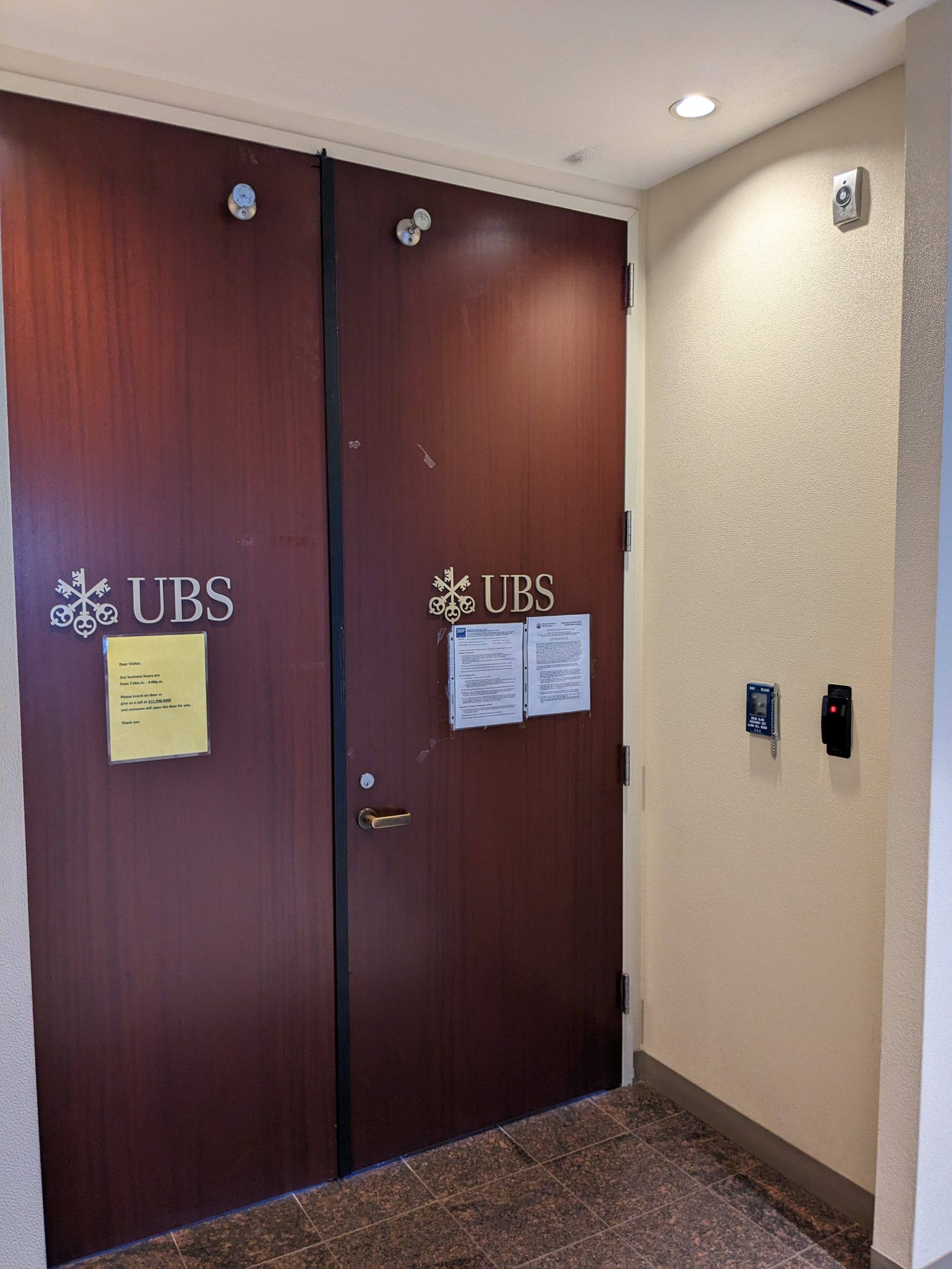 UBS, San Francisco, CA